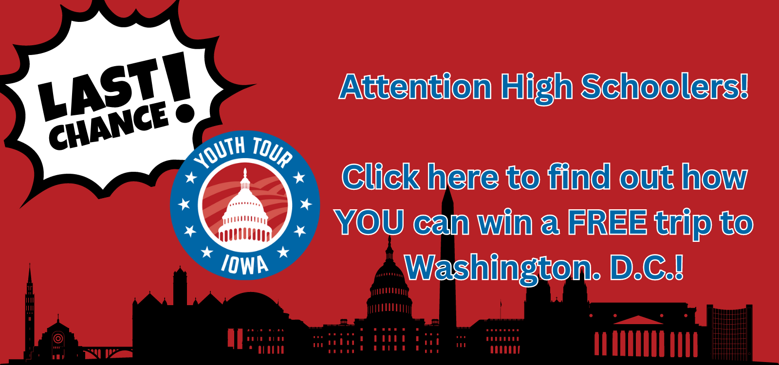 Apply for 2024 Youth Tour